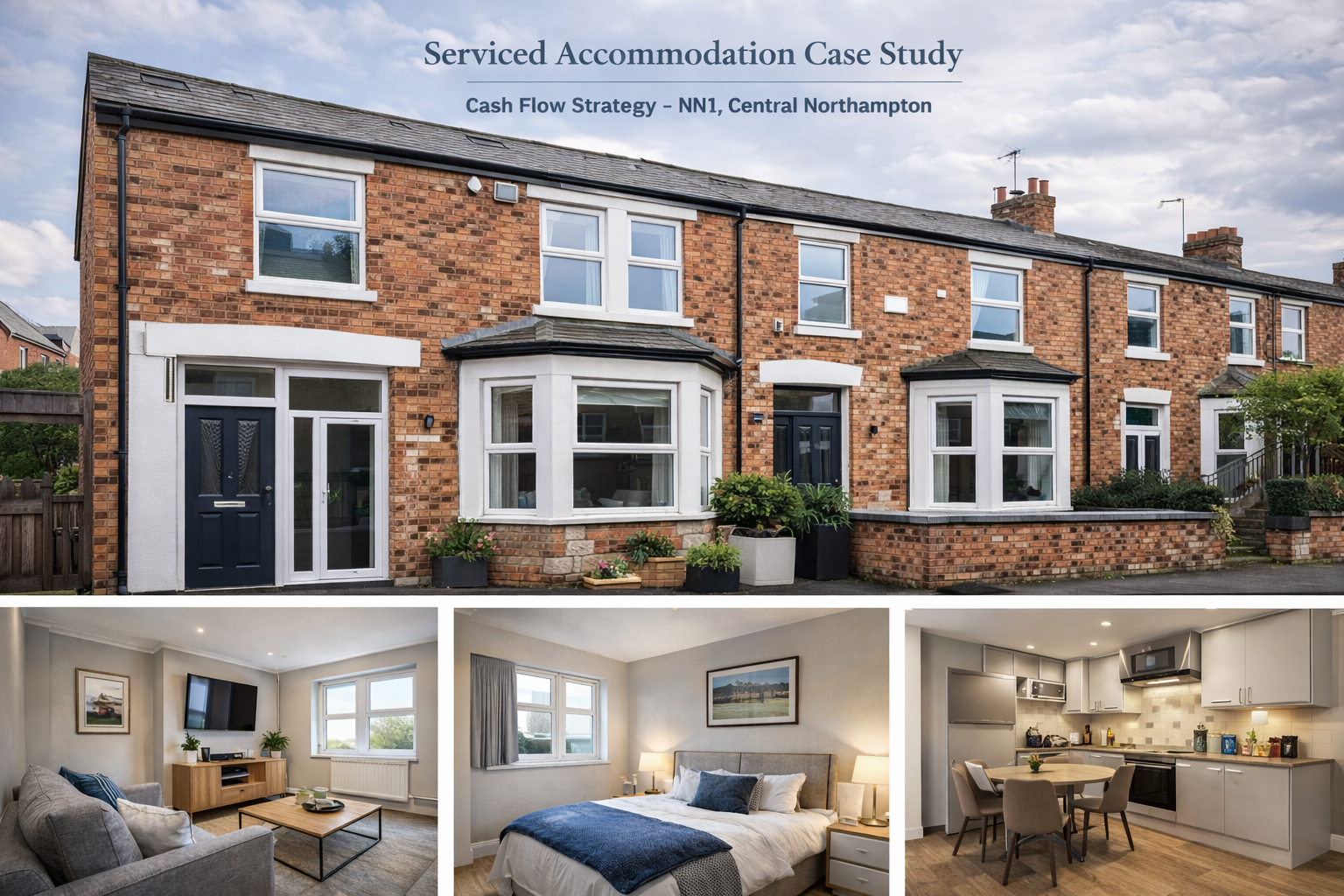 Serviced accommodation case study in Central Northampton